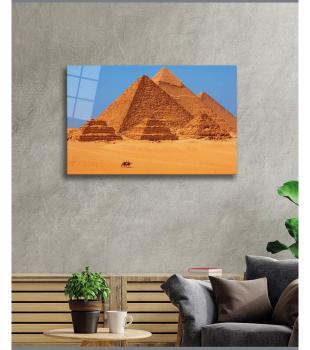 Pyramiden Art Design rechteckiges spezial Glasbild!